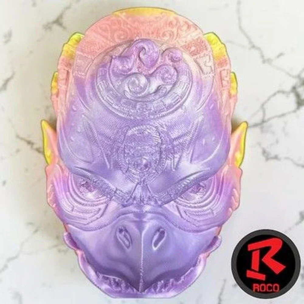Kappa Yokai Mask Sculpture | Japanese Mythology, Fantasy Creature, Desk Decor